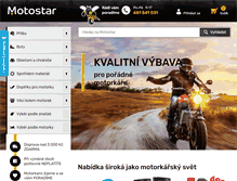 Tablet Screenshot of motostar.cz